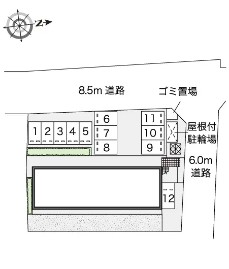 ★手数料０円★京田辺市草内　月極駐車場（LP）